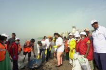 5th of June World Environment Day at Girgaon Chaupati  - Beach Clean Up Drive.